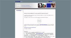 Desktop Screenshot of knowledgebed.com